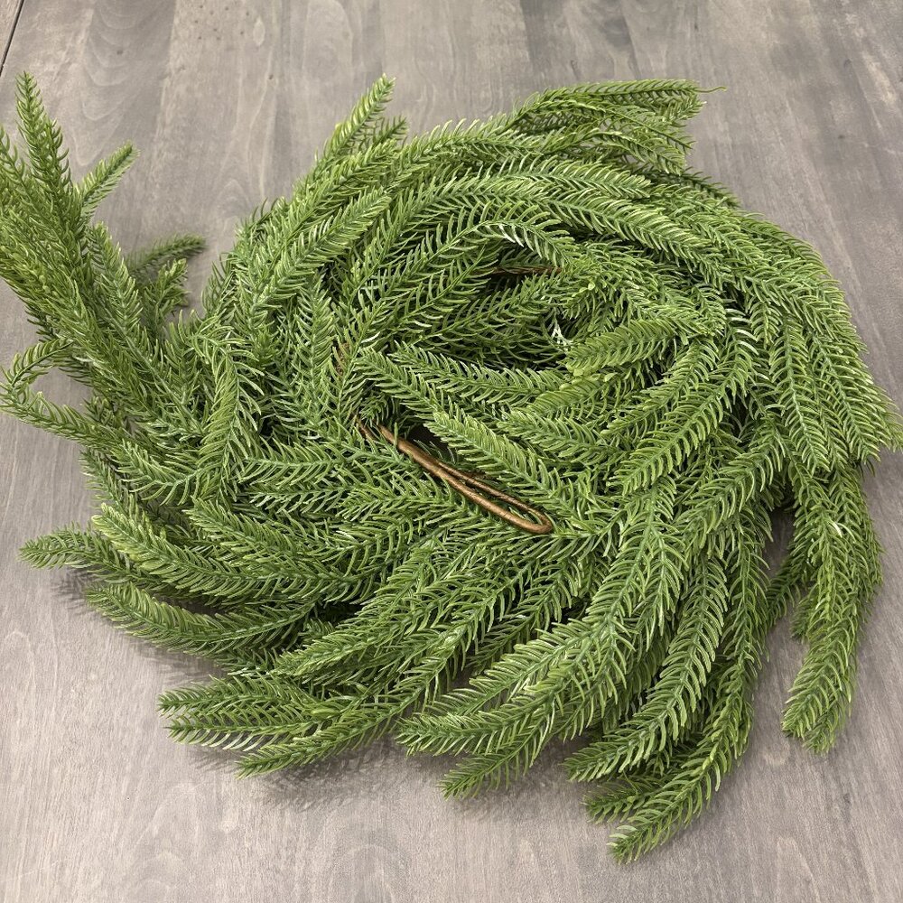 Artificial Norfolk Pine Garland (5.9Ft) NEW